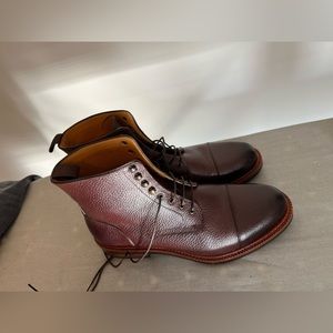 Beckett Simonon Dowler Boot Pebbled Oxblood Size 10 Men’s